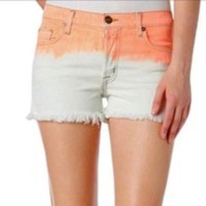 HUDSON OMBRE' Neon Sun Jean Shorts